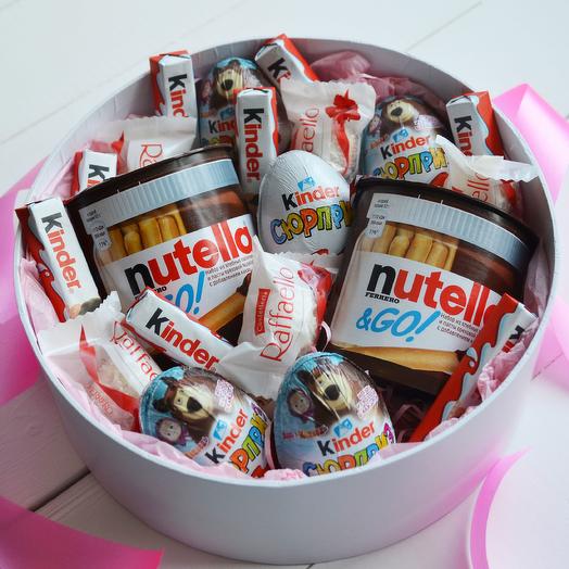 Kinder box: Сладкий подарочный набор | парню ребёнку девушке любимой сладкоежке | 14 февраля 8 Марта день рождения