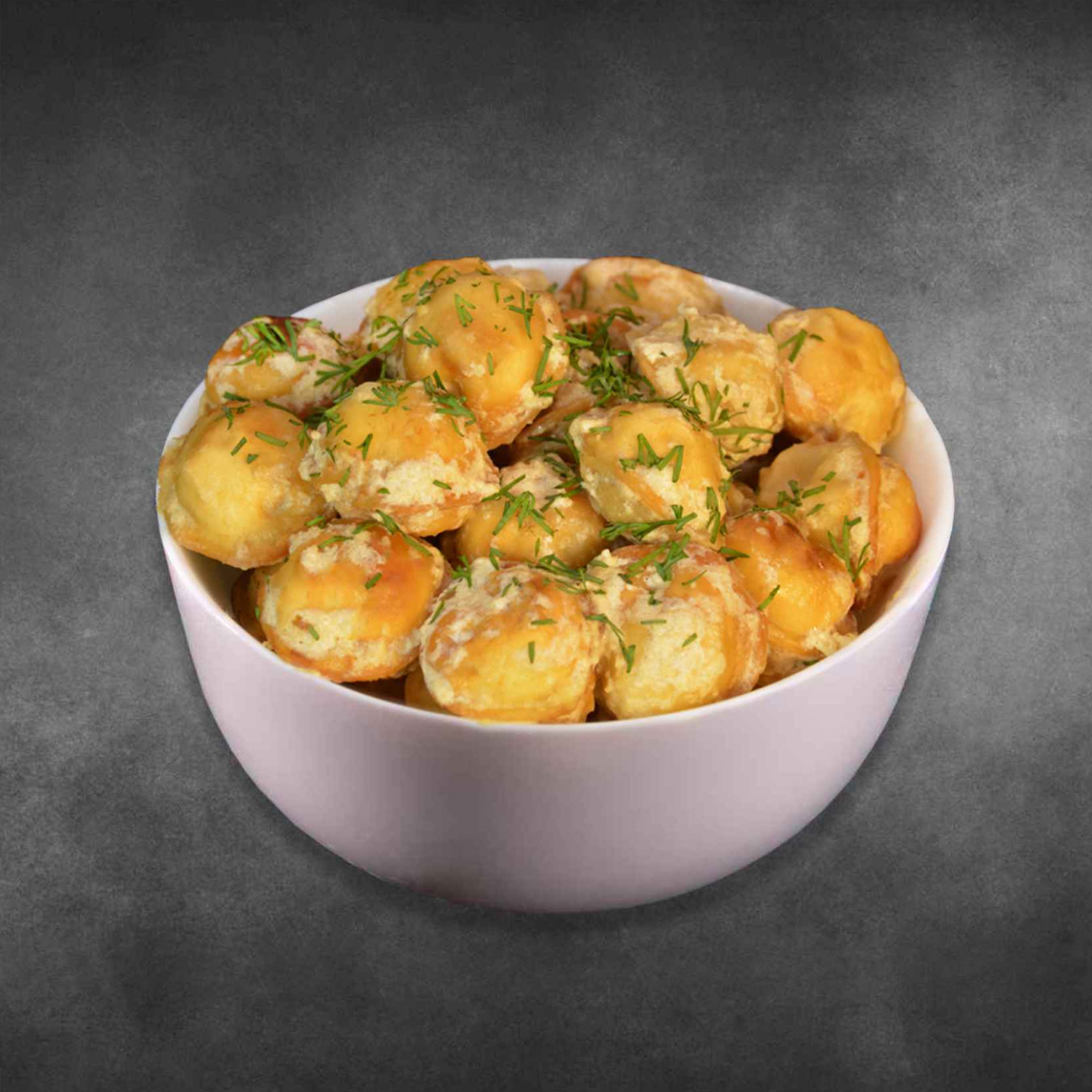 Пельмени в сливочном соусе