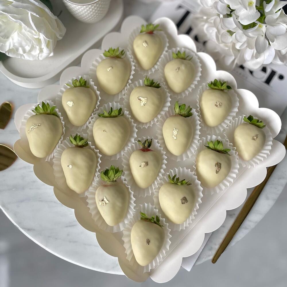 Клубника в белом шоколаде