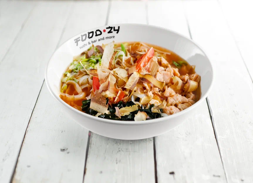 Мисо суп с лососем