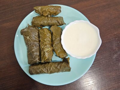 Долма из виноградных листьев