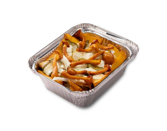 Картофель с курицей и опятами