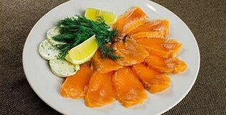 Закуска из семги