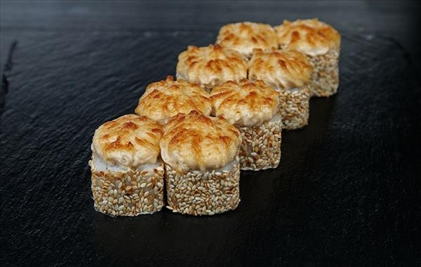 Запечёный кани ролл
