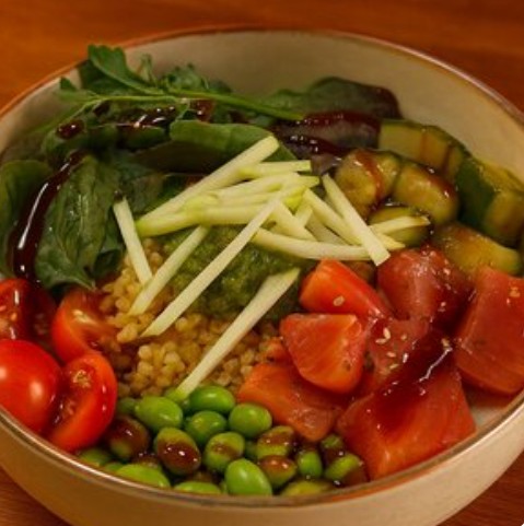 Поке с лососем