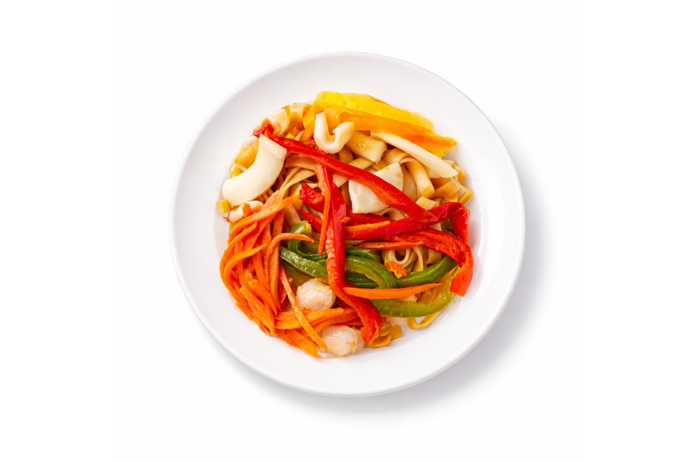 Удон с морепродуктами охлажденный