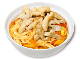 Wok пшеничная лапша с курицей