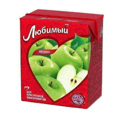 Сок Любимый Яблоко