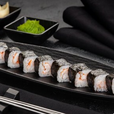 Маки с креветкой