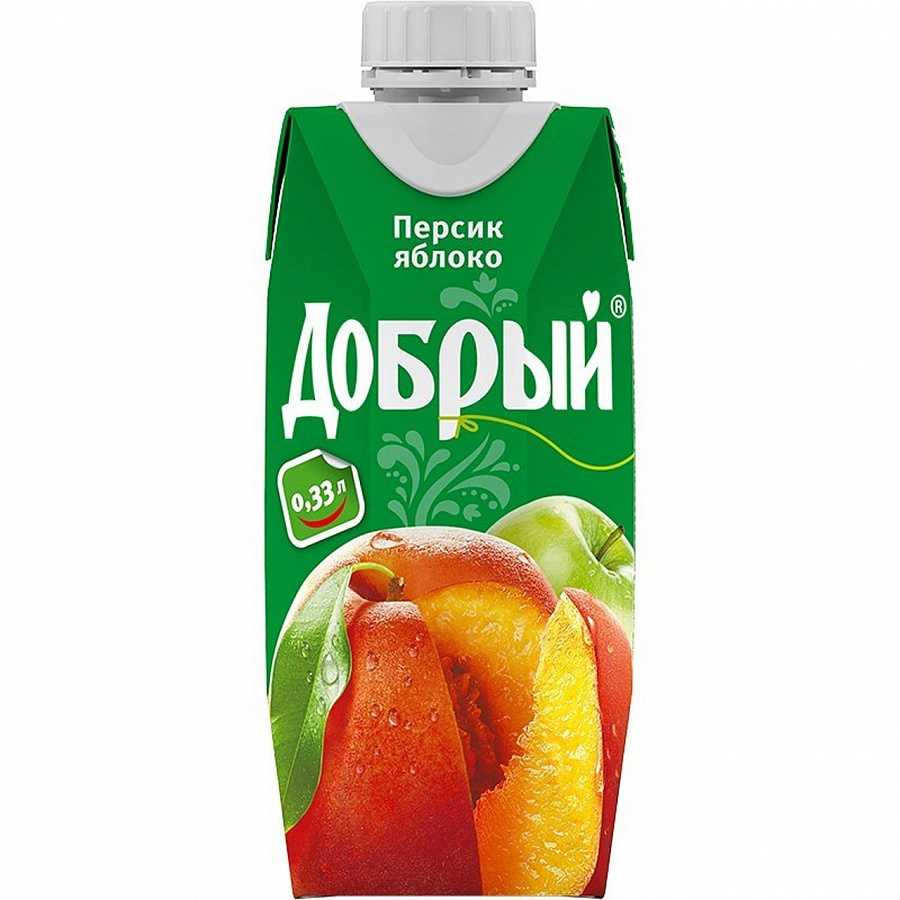 Сок "Добрый" Яблоко-персик