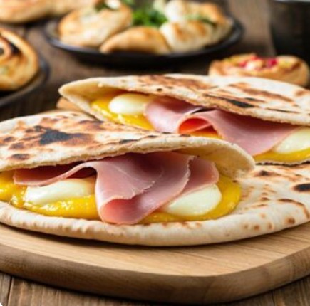 Сэндвич с сыром и ветчиной