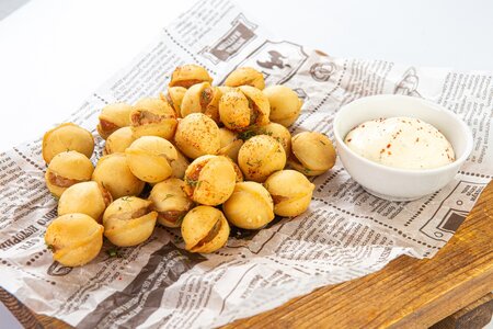 Пельмени жареные