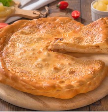Пирог с курицей и ананасом