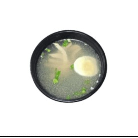 Суп куриный с яйцом