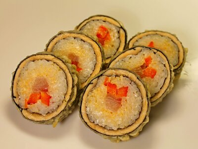 Жареный ролл Вкусный