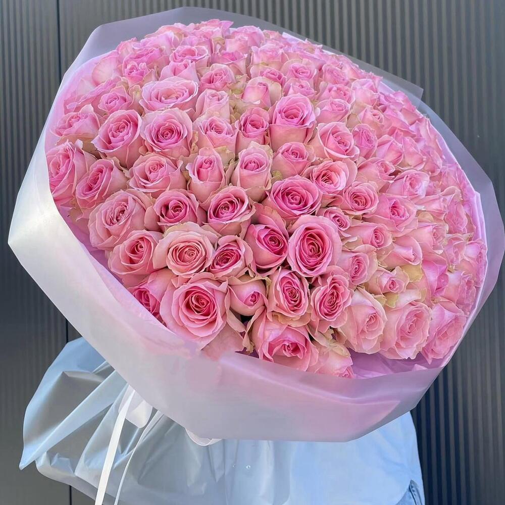 101 Роза нежно розовая