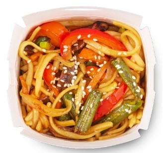 Лапша овощная в соусе терияки