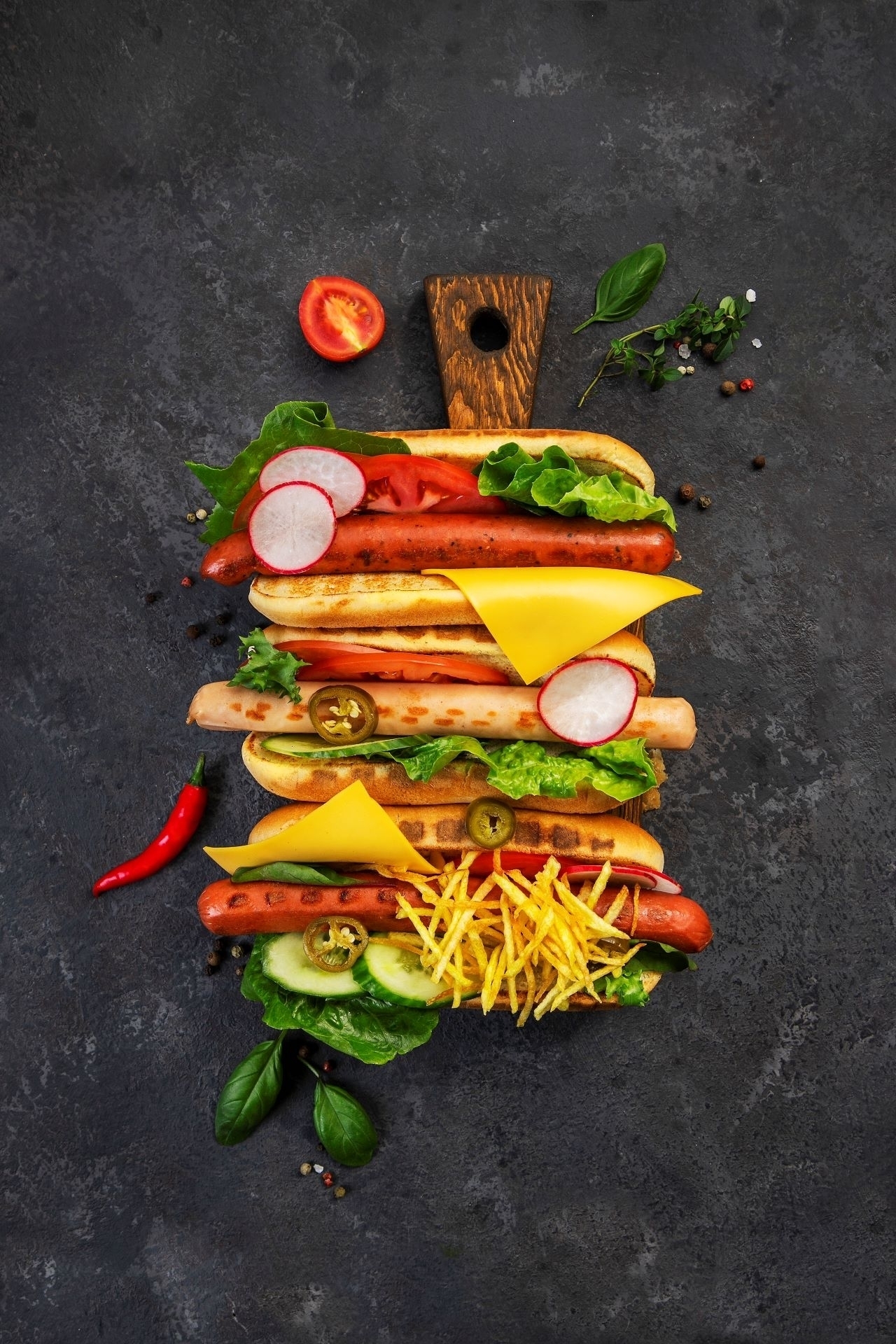 Хот-дог Датский с говяжьей сосиской