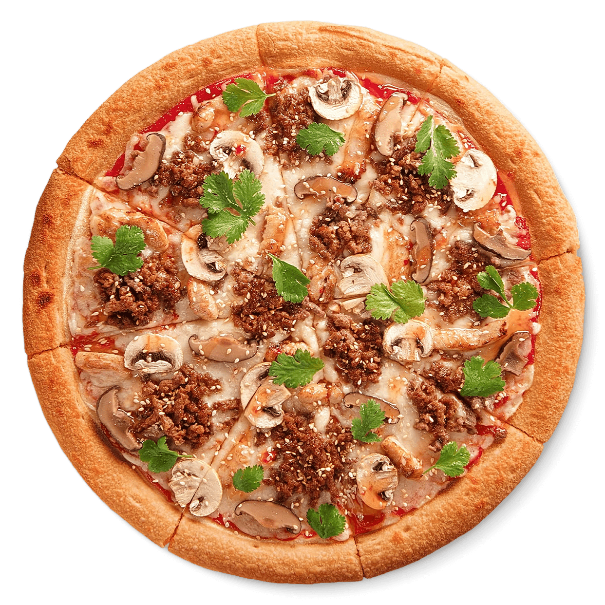Пицца Азиатская с мясом (M)