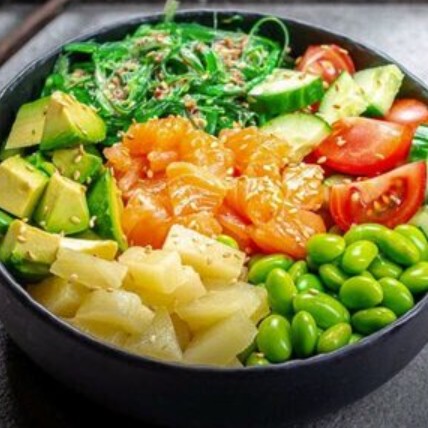 Premium поке с лососем