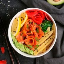 Поке с креветками 