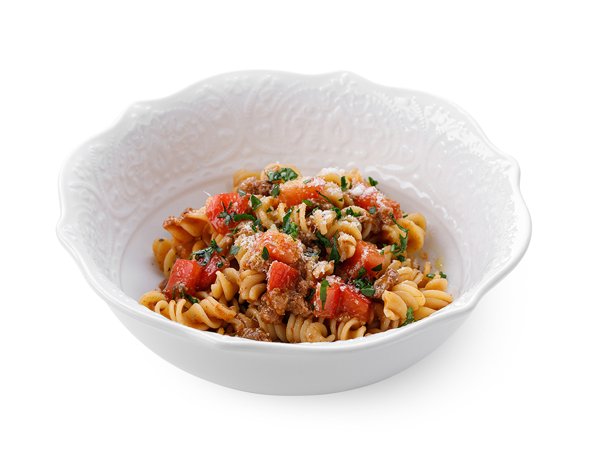 Фузилли " Болоньезе"