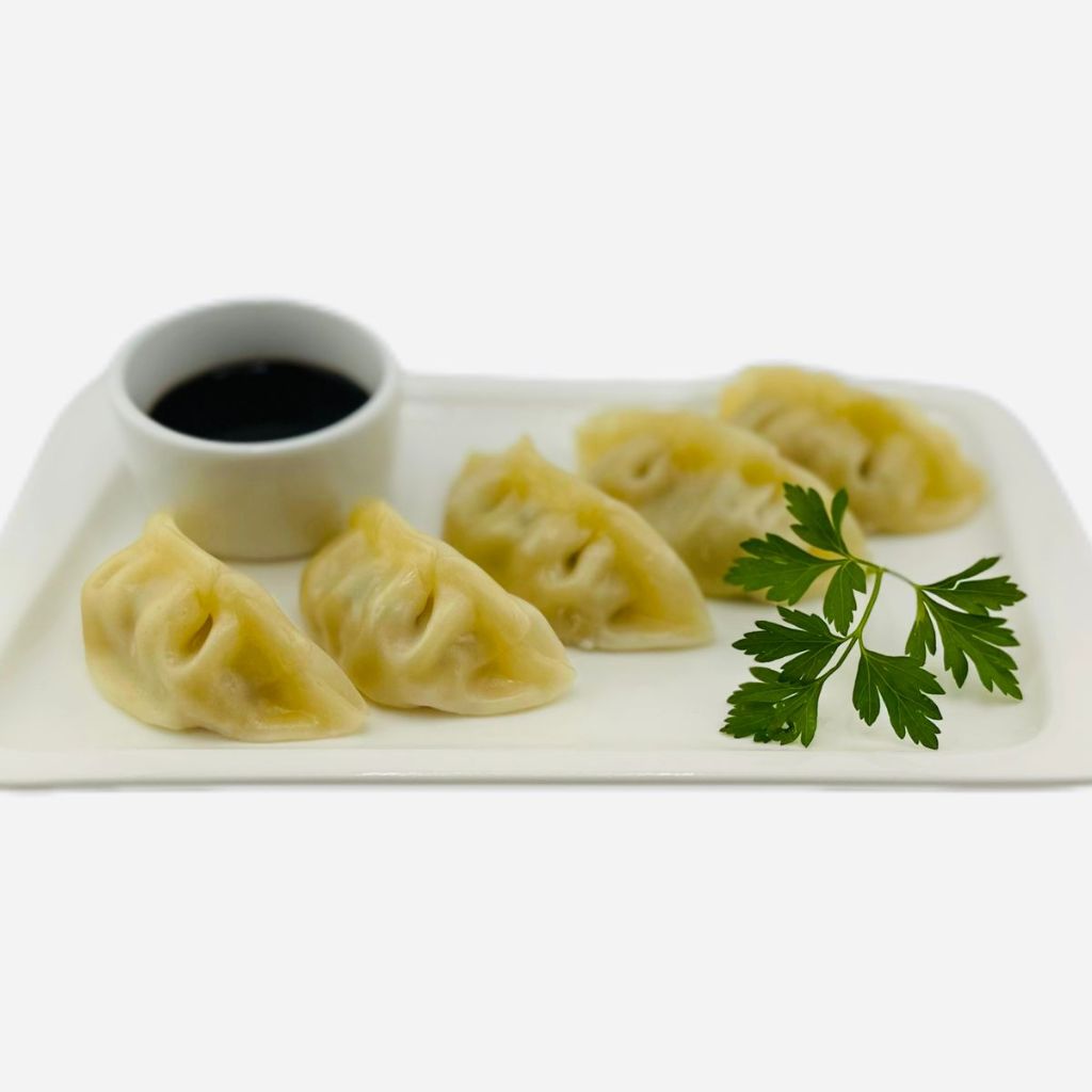 Гёдза с курицей на пару