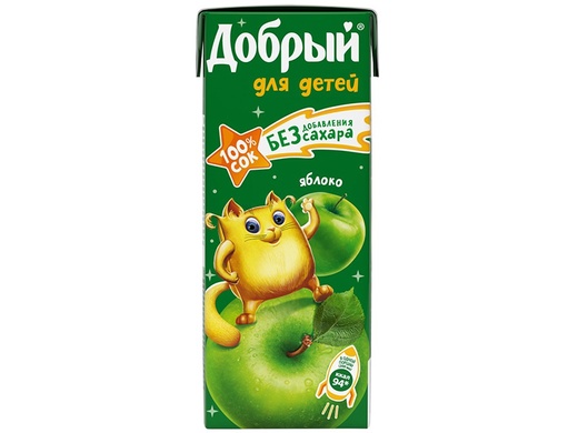 Сок Добрый Яблочный 0,2 л