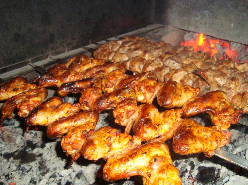 Крылышки куриные барбекю