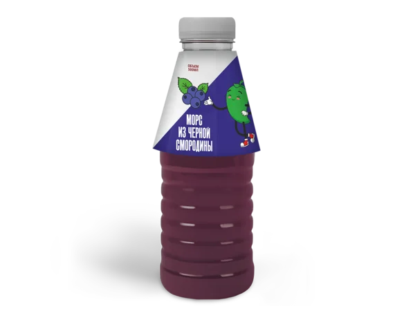 Морс из черной смородины 0,5 л