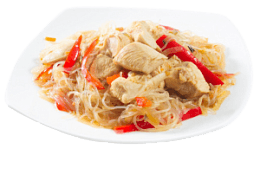 Лапша Фунчоза с курицей