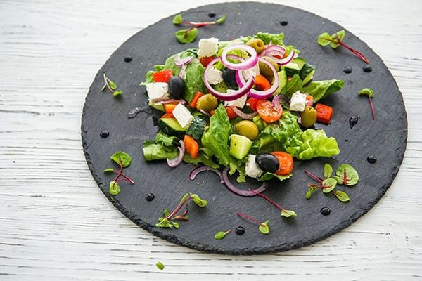 Салат «Греческий» с листовым салатом