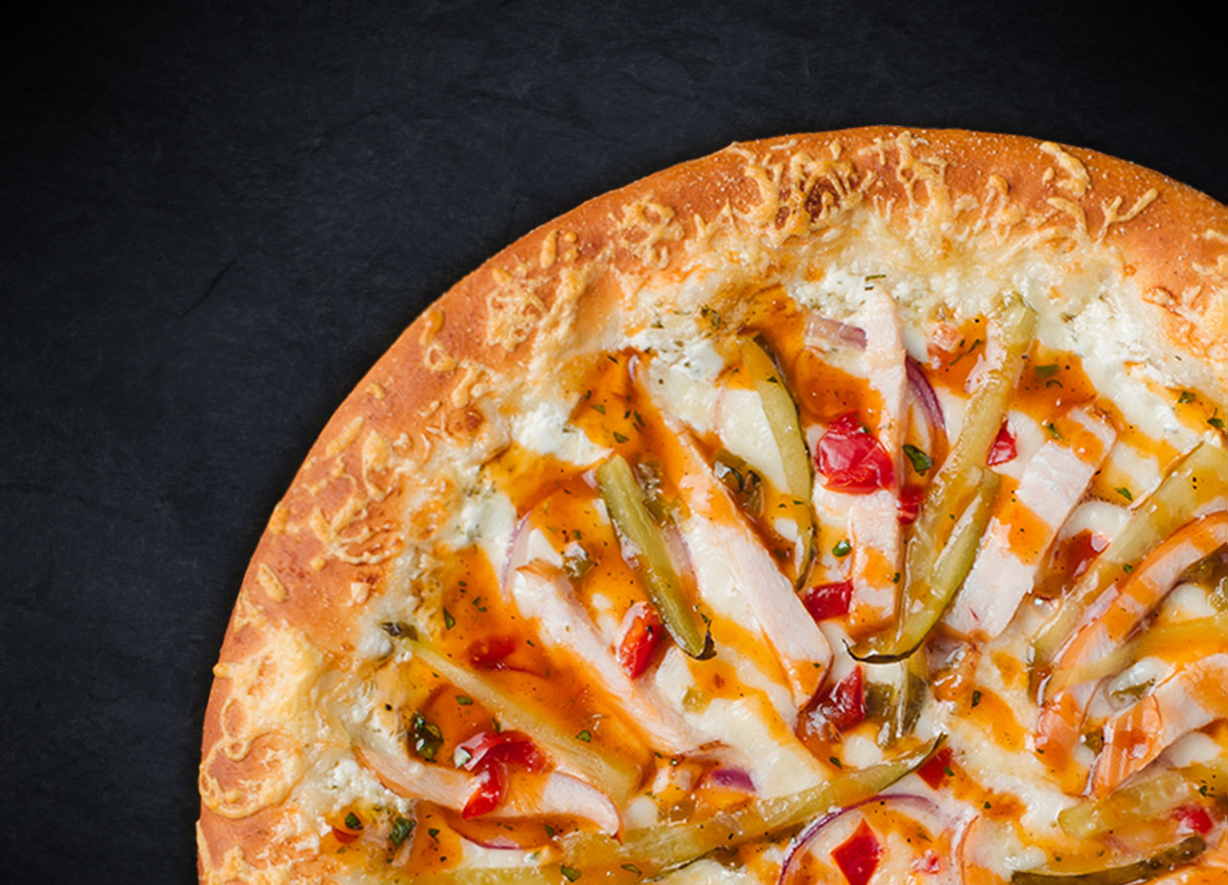 Фермерская 25 см (толстое с сыром)