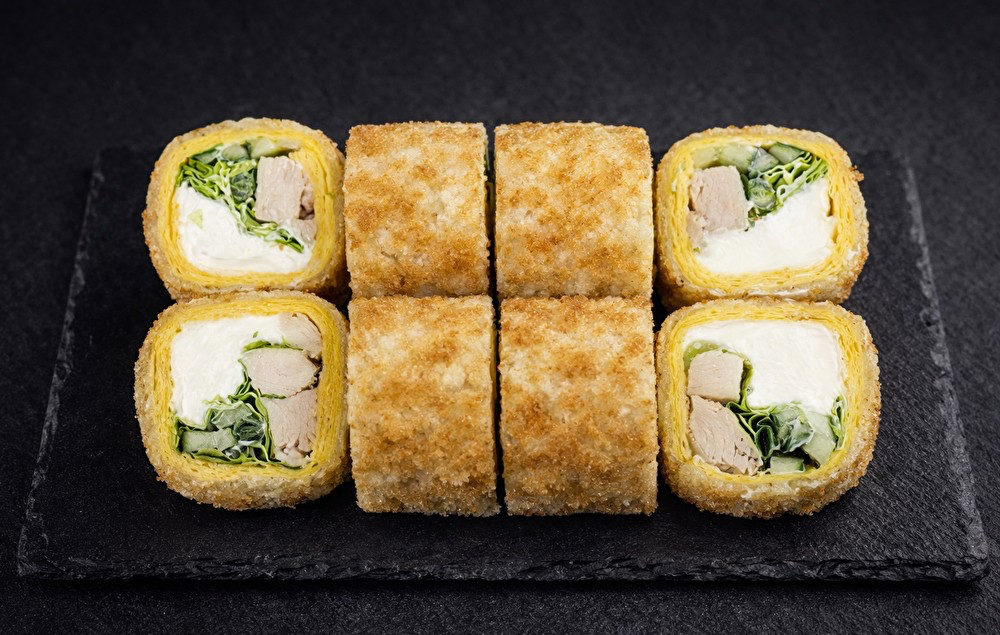 Жареная тортилья с курицей