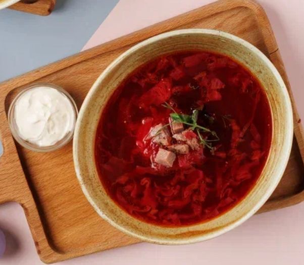 Борщ с цыплёнком