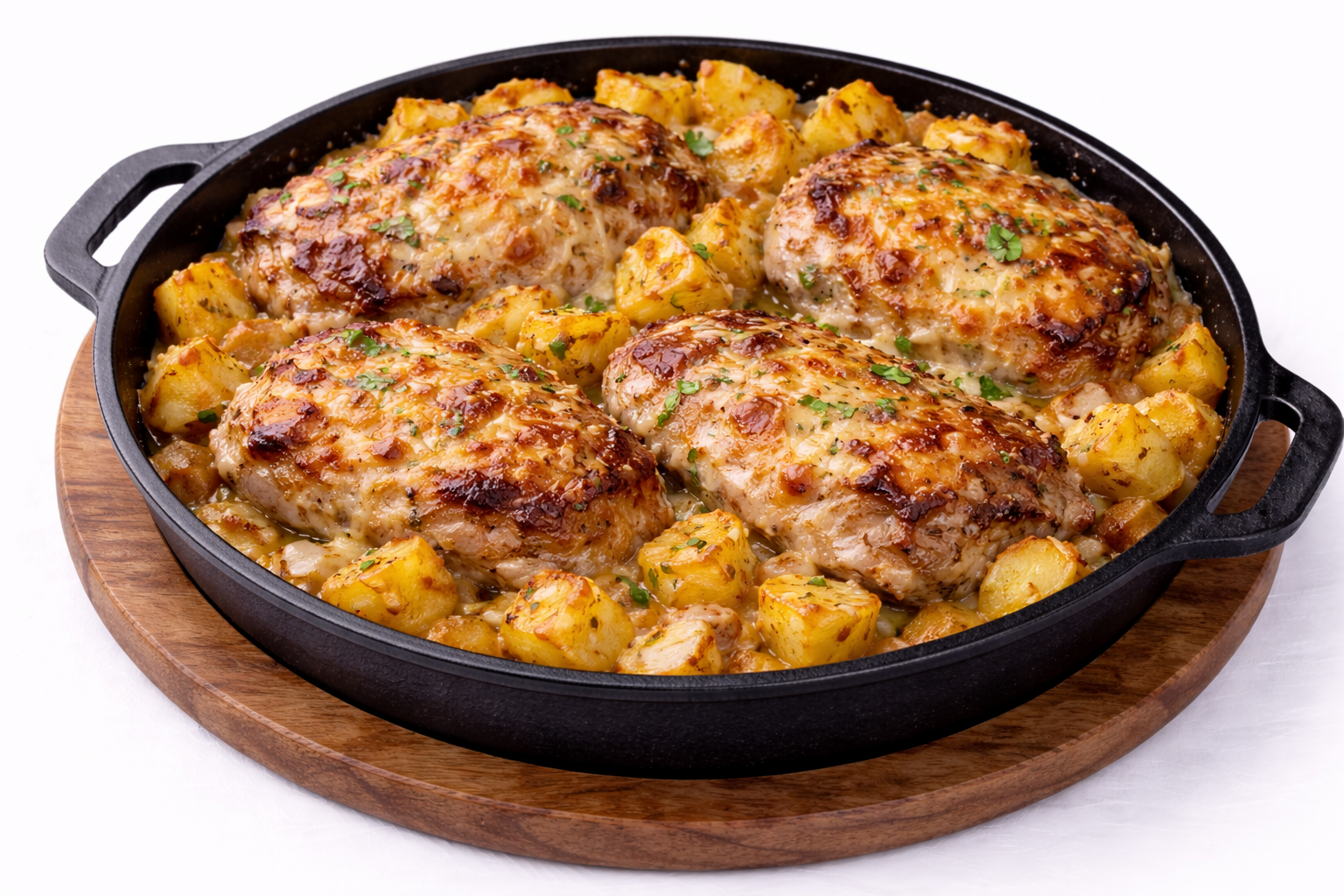 Сковородка со свининой