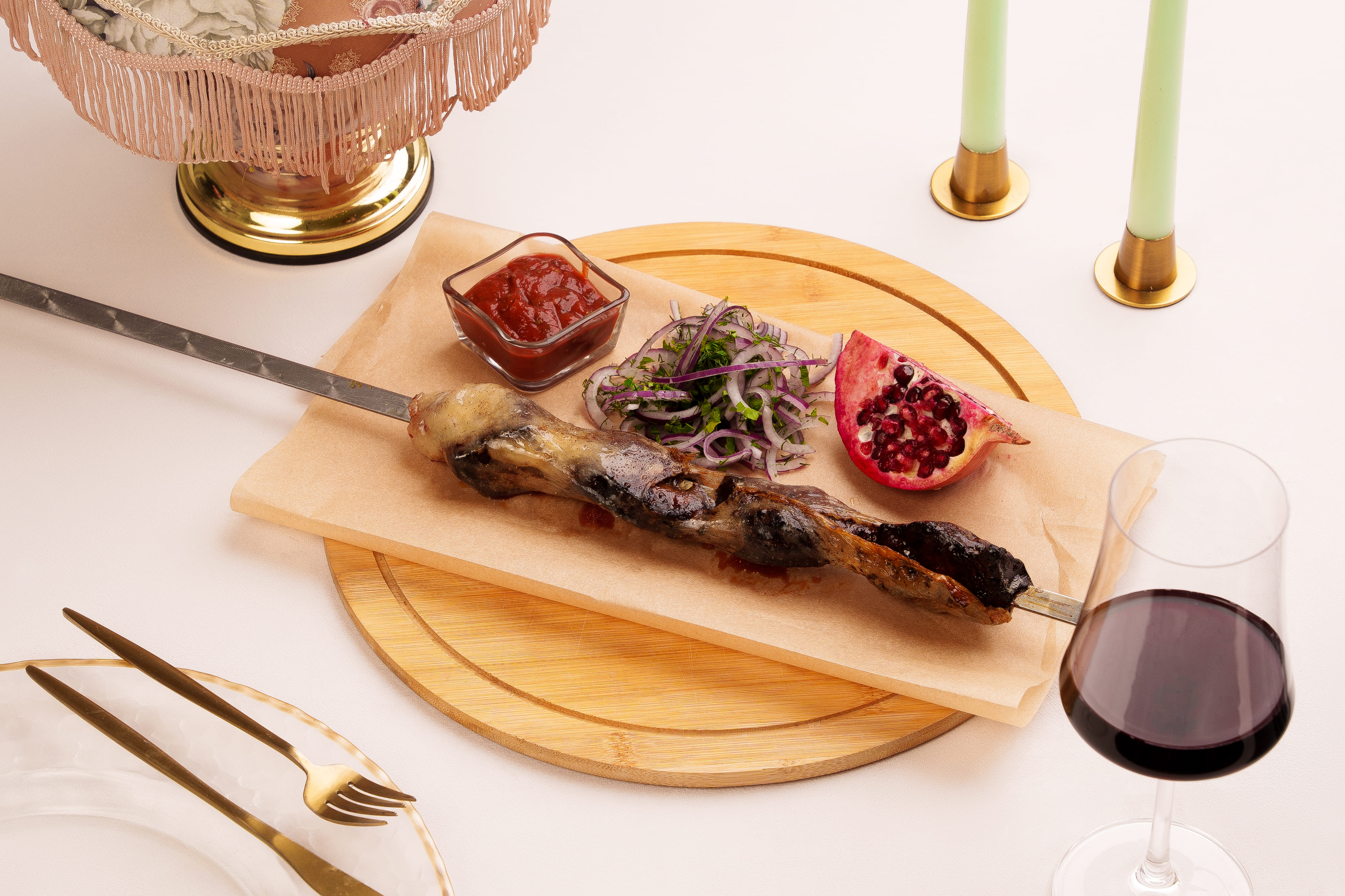 Шашлык из печени