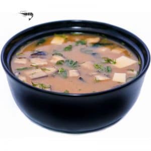 Суп мисо с креветками