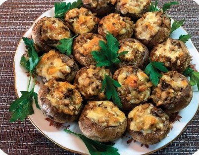 Шампиньоны фаршированные