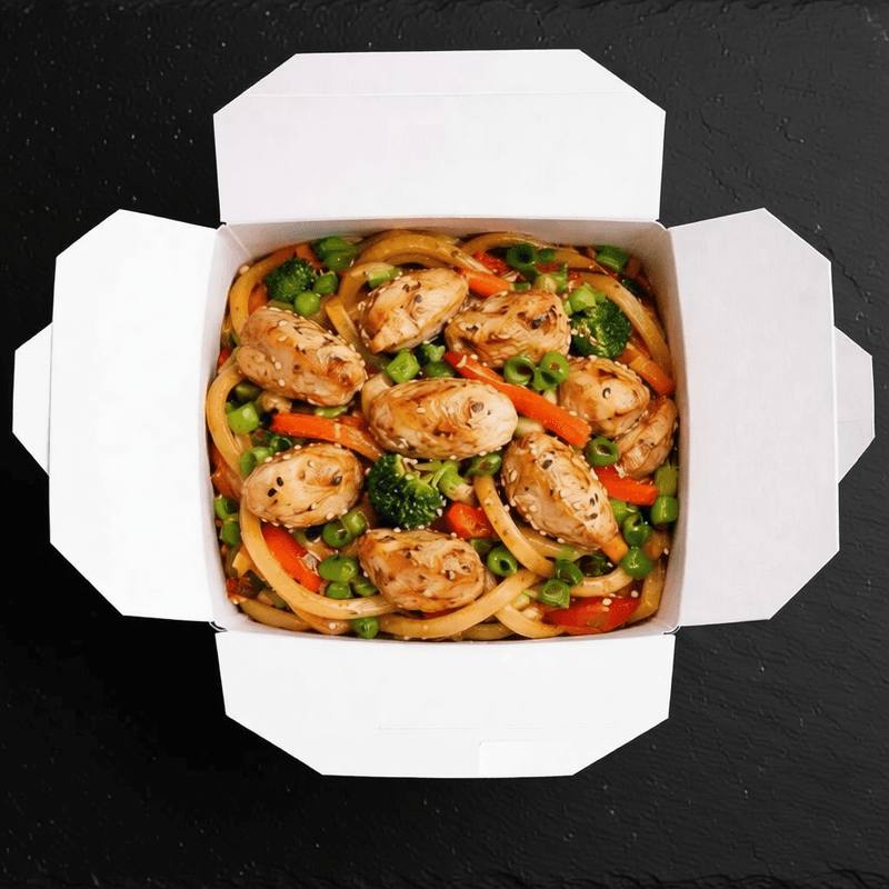 Удон с курицей 