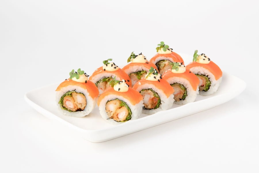 Микс лосось-креветка