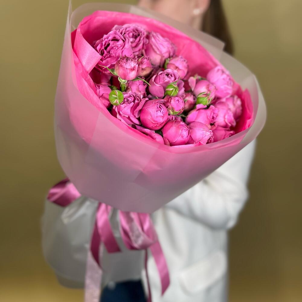 Букет кустовых ( пион.) роз Мисти Баблс