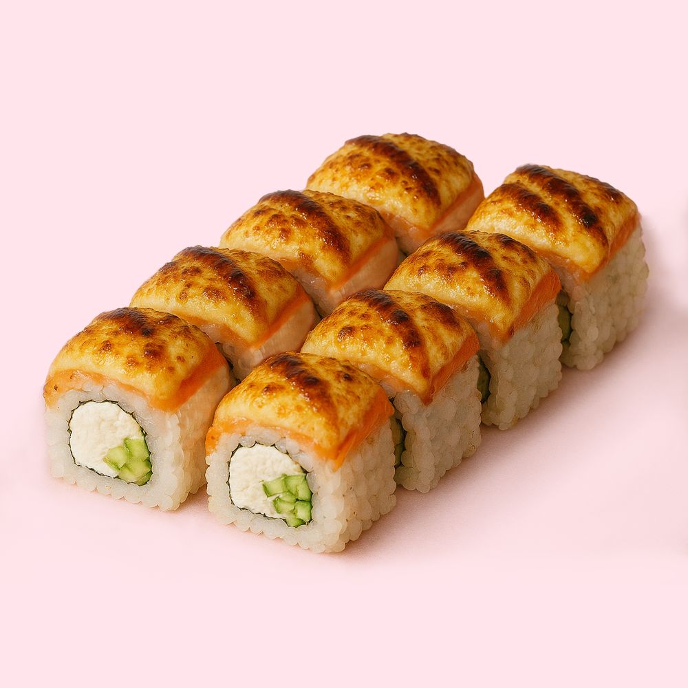 Запеченная Филадельфия Лайт с огурцом