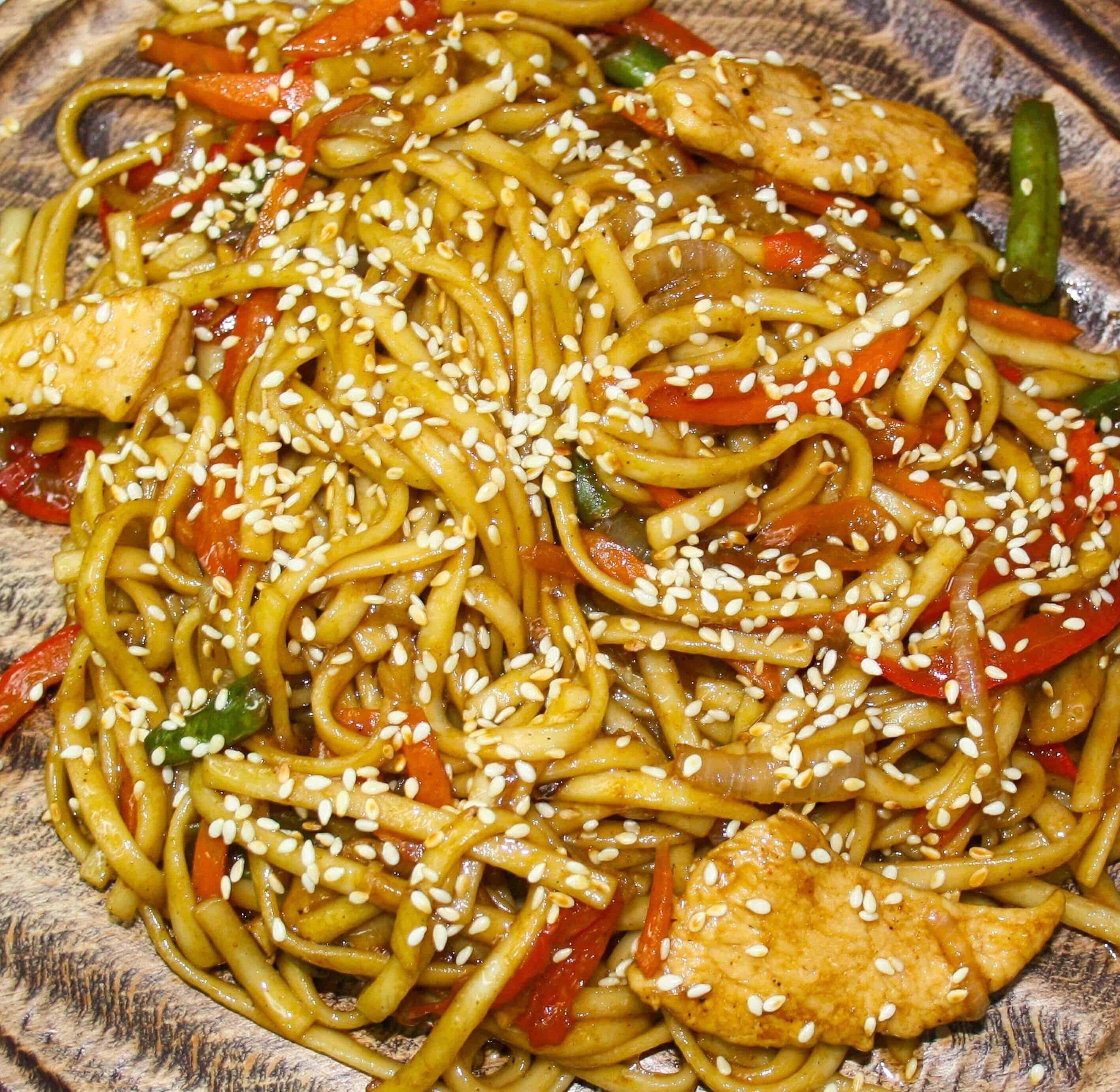WOK с курицей террияки