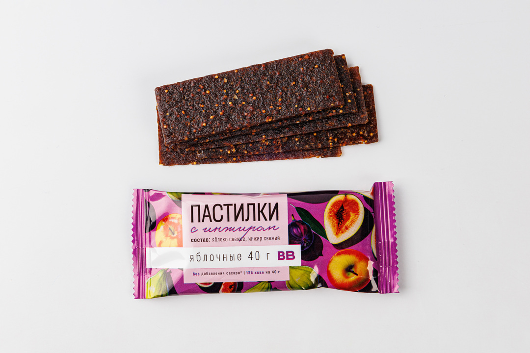 Пастилки Яблочные с инжиром