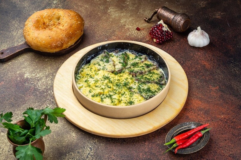 Бараньи язычки запеч. с картофелем