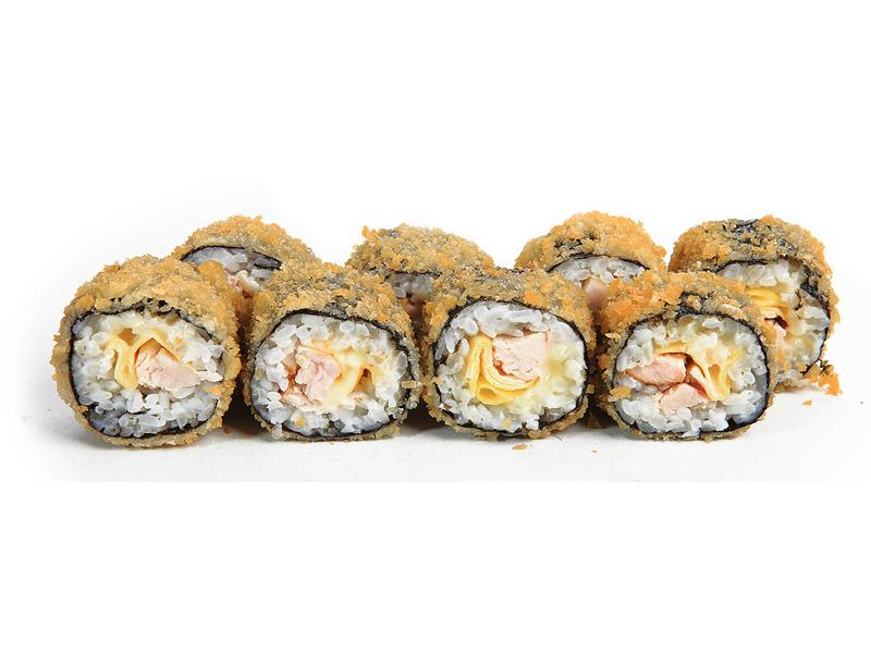 Горячий ролл с курицей