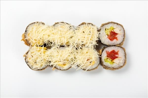 Ролл Цезарь с курицей, жареный