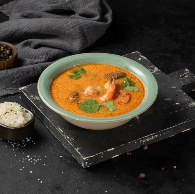 Том ям с креветками