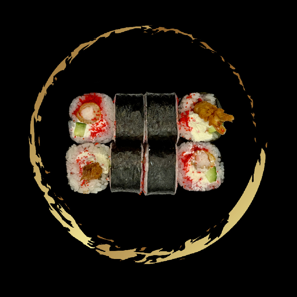 Ролл с хрустящей креветкой